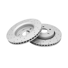 Front Drilled Disc Brake Rotors Pads For Jeep Grand Cherokee Commander 05 – 10