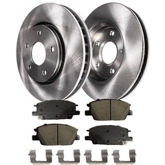 Front LH & Ceramic Brake Pads Rotors Kit