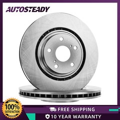 Front Vented Disc Brake Rotors for Toyota Highlander Sienna Lexus NX300H RX350