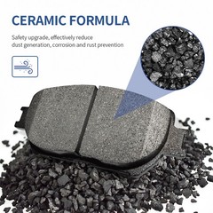 Front & Rear Disc Brake Rotors Ceramic Pads for 2016-17 Hyundai Tucson Fuel Cell