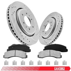 Front Rotors Brake Pads for 2010-2021 Lincoln Navigator Ford F-150 Expedition