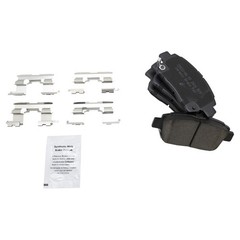 Front Ceramic Disc Brake Pad & Rotor w/ Rear Shoes & Drums w/Chemicals