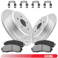 296mm Front Brake Rotors & Ceramic Pads for Saturn Chevrolet Pontiac Chevrolet