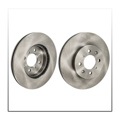2x Front Vented Rust Preventative Brake Rotors For 04-05 Honda Civic 1.7L 96087