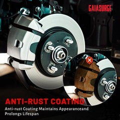Rear Disc Brake Rotor & Brake Pad & Brake Caliper for Hyundai Elantra 2007-2010