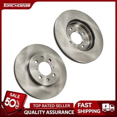 Pair Front Vented Brake Rotors Fit For 01-03 Honda Civic 07-12 Honda Fit 3295