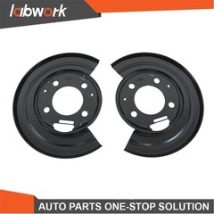 Labwork Pair Brake Dust Shield Backing Plates Rear 924-212 For Ford F-350 F-450