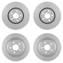 Bosch QuietCast Front Rear Rotors Disc Brake Pad Kit For Volvo S60 S80 V60 XC70