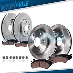 Front and Rear Disc Rotors Brake Pads fits for Toyota Tundra Sequoia Lexus LX600