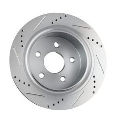 Rear Drilled Rotors+Brake Calipers for Chrysler Aspen 2007-2009/Ram 1500 2011-18