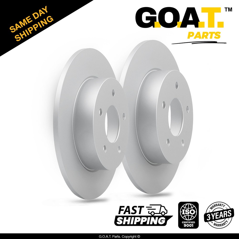 Rear Brake Rotors Set for 2019-2024 Nissan Altima 2021-2024 Kicks 11.02 inch