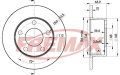 Remax BD-4060 Brake Disc for Audi, Skoda, VW