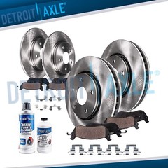 Front & Rear Rotors + Ceramic Brake Pads for 2003 2004 2005 2006 Acura MDX 3.5L