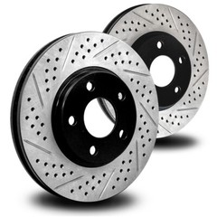 SCI001FFD tC Celica Corolla Matrix 2 Front 01-08 Rotors Cross Drill & Slots