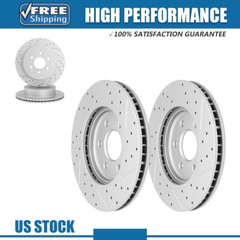 4PCS Front Rear Drilled & Slotted Rotors for 2005 2006 2007 – 2012 Pathfinder