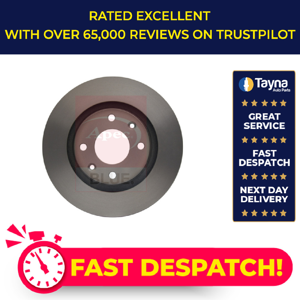 2x Brake Discs Pair Vented fits CITROEN BERLINGO Front 96 to 11 266mm Set New
