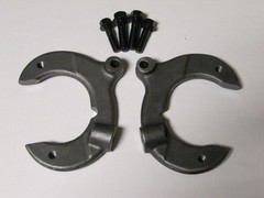 2 Forged Steel Caliper Brackets Mustang II Street Rod IFS Car Big Brake Gearhead