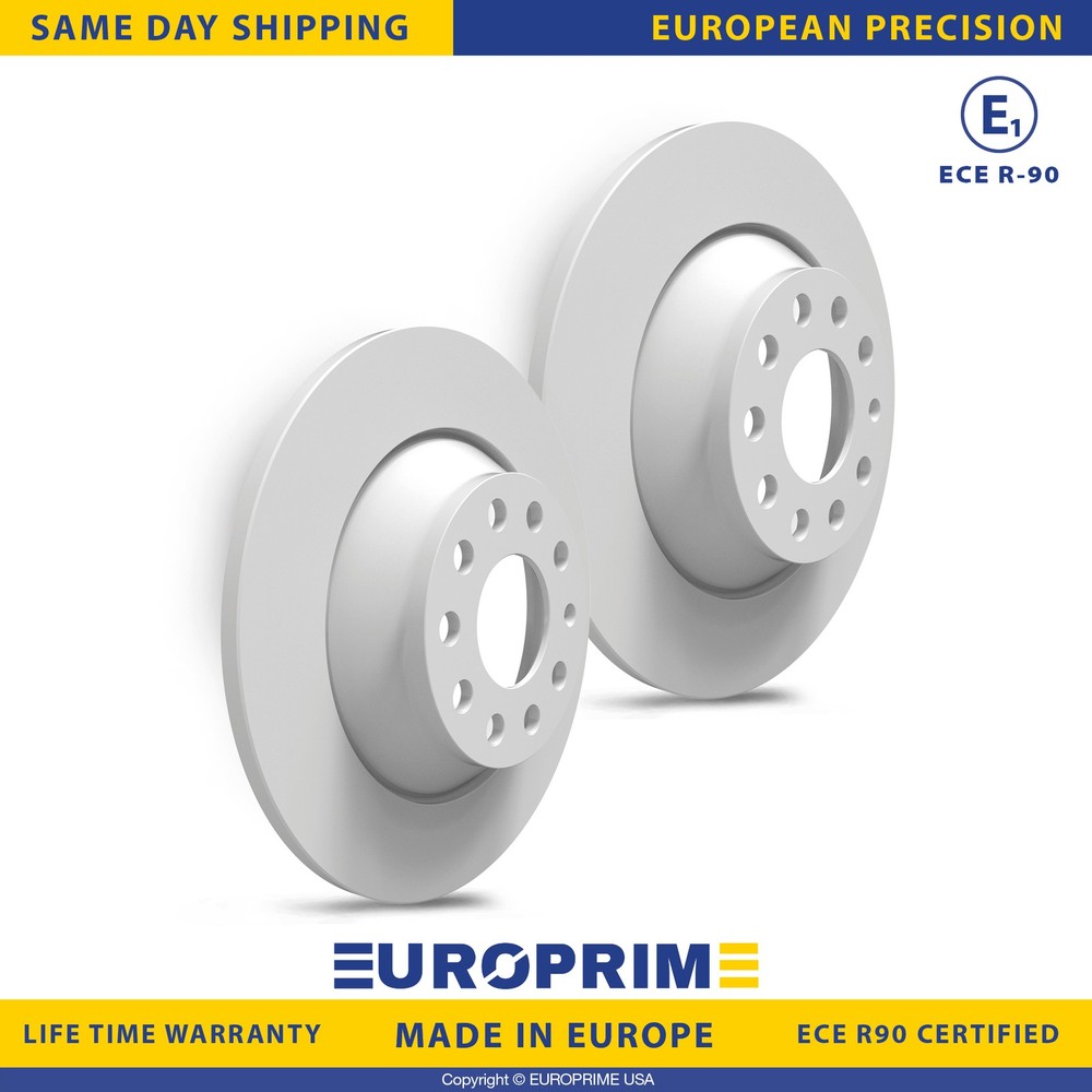 11.89 inch Rear Brake Rotors Set for 2006-2011 Audi A6 05-11 Audi A6 Quattro