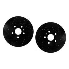 For Buick Allure 2010 Rotor Set | Black | Drilled And Slotted