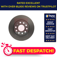 2x Brake Discs Pair Solid fits VW CADDY Rear 2004 on 272mm Set 1K0615601AA New