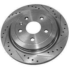 2pcs Rear Drilled Brake Rotors for Chevrolet Camaro 2010-2015 Cadillac CTS 08-19