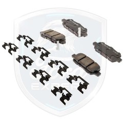 ACDelco OEM Front & Rear Ceramic Brake Pads Kit For 2014-2019 Infiniti 9 Yr Warr