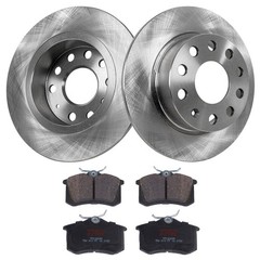 TRW KIT-TRW101221-4024 Brake Disc and Pad Kits 2-Wheel Set Rear for VW Sedan A3