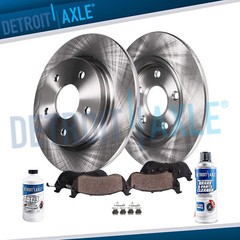 Rear Disc Rotors + Brake Pads for Dodge Avenger Caliber Chrysler 200 Sebring
