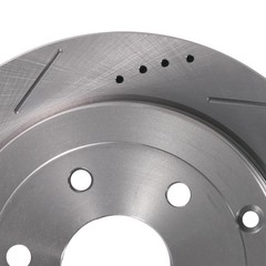 Rear Brake Rotors and Pads Kit for Saturn Outlook 2007-10 Buick Enclave 2008-17