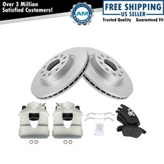 Front Brake Calipers Pads & Rotors Fits 2011-2014 Volkswagen Jetta