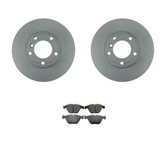 Zimmerman Front Rotors Akebono Euro Disc Brake Pads Kit For E84 X1 E90 E91 328i