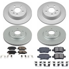 Powerstop 276mm Front 268mm Rear Brake Discs & Pads Kit for 2016 Chevrolet Cruze