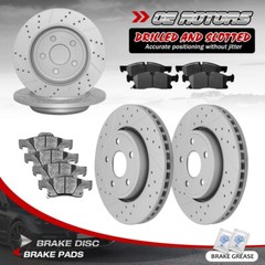 Front Rear Disc Rotors Ceramic Brake Pads Kit For 2011 – 2020 Dodge Durango