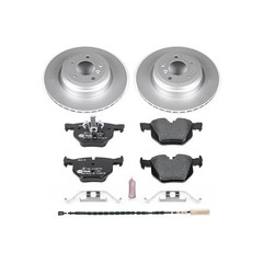 Powerstop 348mm Front 336mm Rear Discs & Pads & Sensors Kit for 2011-12 BMW 335i