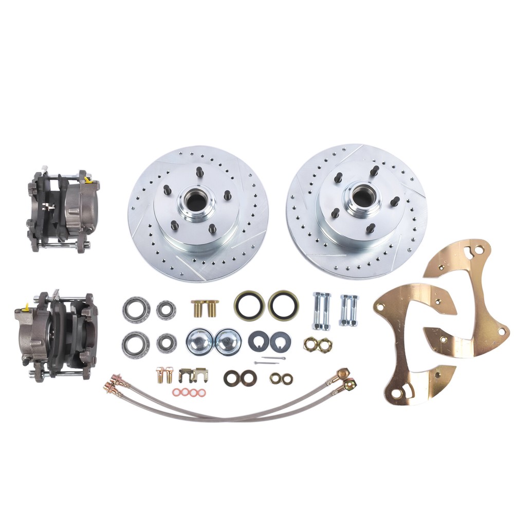 Deluxe Disc Brake Kit for 1955-1964 Chevy Bel Air Nomad Del Ray Full Size Car V8