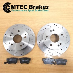 Peugeot RCZ 1.6 THP 200bhp 2.0 HDI 10-16 Rear Mtec Brake Discs & Pads