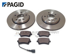 Pagid Rear 2 Brake Discs And Pads For VW Transporter T5 2.0 TDi 10-15 (Check)