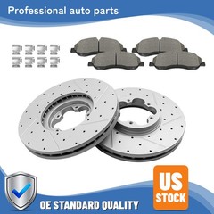 Front Brake Rotors + Brake Pads Kit for Ford Transit-150 Transit-250 Transit-350