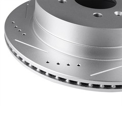 303mm Rear Drilled Slotted Discs Brake Rotors For Chevrolet Equinox 2007 – 2009