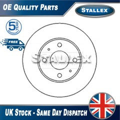Fits Hyundai Accent 1999-2005 1.3 1.5 CRDi 1.6 1x Brake Disc Front Stallex