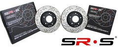 SRS Random Slot/Drilled Front Brake Disc Rotors FOR 2001-2005 Toyota Celica