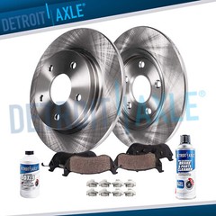 Rear Disc Rotors + Brake Pads for Toyota Matrix Pontiac Vibe Scion xB
