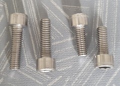 Audi TT 8N 4x ABS Sensor Bolts Front & Rear Stainless Steel N0147346 & N01474011