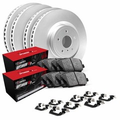 R1 Concepts Wduh2 10003 R1 Brake Rotors Carbon Coated W Optimum Oe Pads