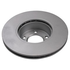 TRQ Front Premium Semi-Metallic Brake Pad Coated Rotor Kit Sides for BMW 328i