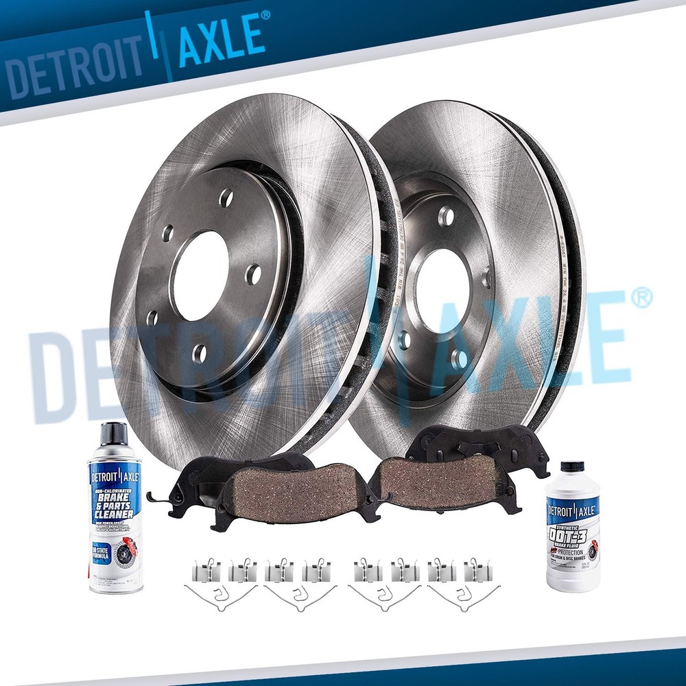 Front Disc Rotors Brake Pads Kit for Toyota Highlander Sienna Lexus NX200t RX350