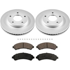 KIT-090221-386 Sure Stop 2-Wheel Set Brake Disc and Pad Kits Front for Chevy
