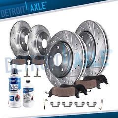 Front Rear 290mm Brake Rotors +Ceramic Pad for Benz C240 C280 C320 C350 CLK320