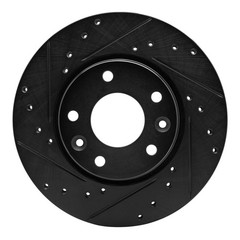 Dynamite Friction Front Driver Side Disc Brake Rotor for Nissan (633-67114L)
