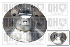 2x Brake Discs Pair Solid Rear 245mm BDC3929 Quinton Hazell Set 8E0615601 New